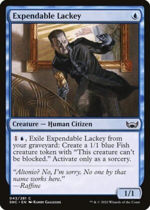 Expendable Lackey - Foil<br /><span class="collector-number">Collector No. 43</span>