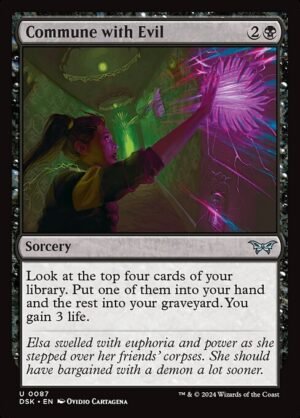 Commune with Evil - Foil<br /><span class="collector-number">Collector No. 87</span>