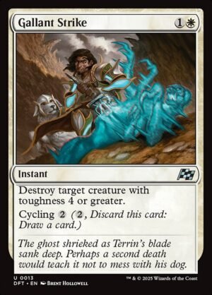 Gallant Strike - Foil<br /><span class="collector-number">Collector No. 13</span>