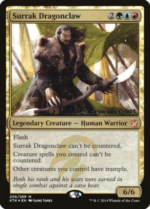 Surrak Dragonclaw - Foil<br /><span class="collector-number">Collector No. 206s</span>