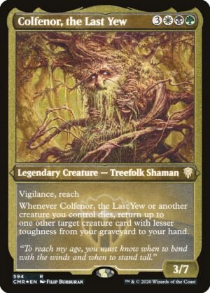 Colfenor, the Last Yew - Etched<br /><span class="collector-number">Collector No. 594</span>