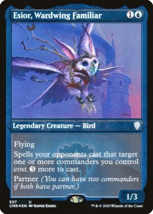 Esior, Wardwing Familiar - Etched<br /><span class="collector-number">Collector No. 557</span>
