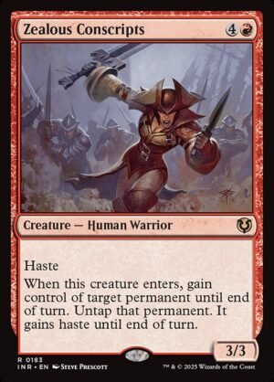 Zealous Conscripts - Foil<br /><span class="collector-number">Collector No. 183</span>