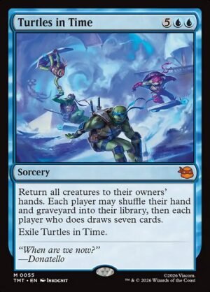Turtles in Time - Foil<br /><span class="collector-number">Collector No. 55</span>