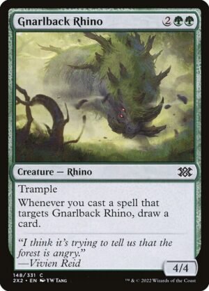 Gnarlback Rhino - Foil<br /><span class="collector-number">Collector No. 148</span>