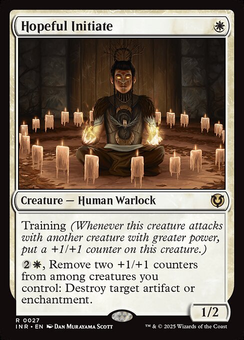 Hopeful Initiate - Foil<br /><span class="collector-number">Collector No. 27</span>