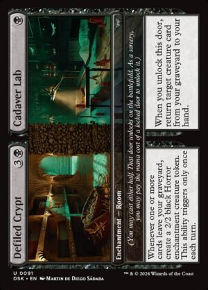 Defiled Crypt // Cadaver Lab - Foil<br /><span class="collector-number">Collector No. 91</span>