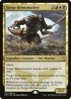 Zurgo Helmsmasher - Foil<br /><span class="collector-number">Collector No. 214s</span>