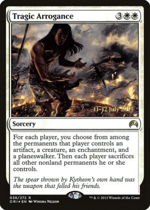 Tragic Arrogance - Foil<br /><span class="collector-number">Collector No. 38s</span>