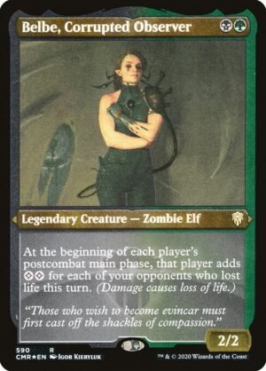 Belbe, Corrupted Observer - Etched<br /><span class="collector-number">Collector No. 590</span>
