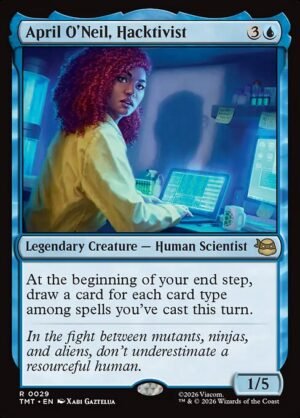 April O'Neil, Hacktivist - Foil<br /><span class="collector-number">Collector No. 29</span>
