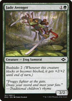 Jade Avenger - Foil<br /><span class="collector-number">Collector No. 167</span>