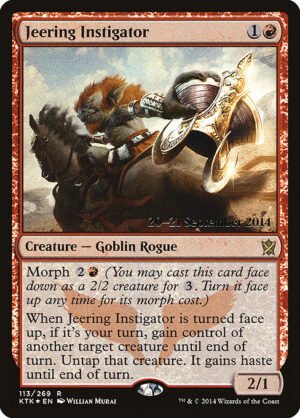 Jeering Instigator - Foil<br /><span class="collector-number">Collector No. 113s</span>