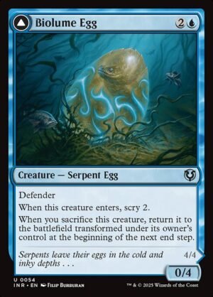 Biolume Egg // Biolume Serpent<br /><span class="collector-number">Collector No. 54</span>