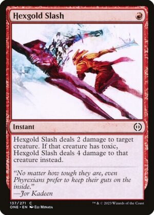 Hexgold Slash - Foil<br /><span class="collector-number">Collector No. 137</span>