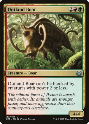 Outland Boar<br /><span class="collector-number">Collector No. 132</span>