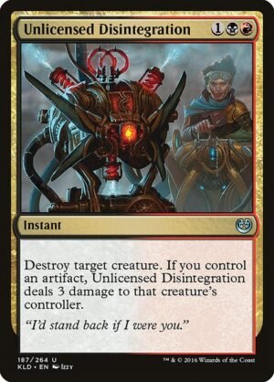 Unlicensed Disintegration<br /><span class="collector-number">Collector No. 187</span>