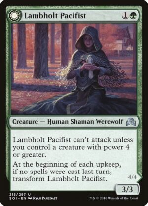 Lambholt Pacifist // Lambholt Butcher<br /><span class="collector-number">Collector No. 215</span>