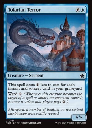 Tolarian Terror - Foil<br /><span class="collector-number">Collector No. 167</span>