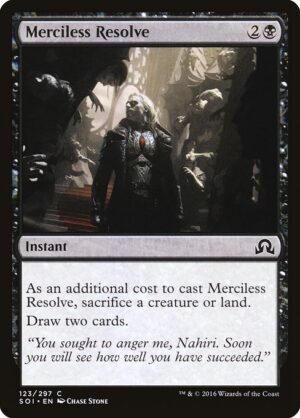 Merciless Resolve<br /><span class="collector-number">Collector No. 123</span>