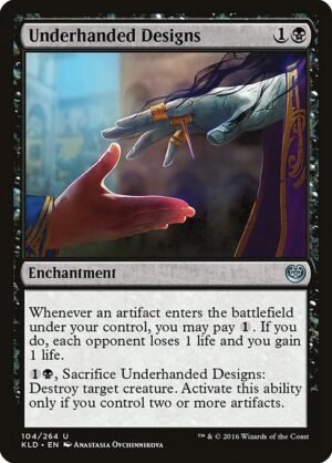 Underhanded Designs<br /><span class="collector-number">Collector No. 104</span>
