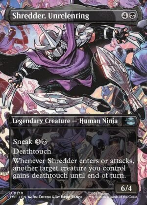 Shredder, Unrelenting<br /><span class="collector-number">Collector No. 210</span>