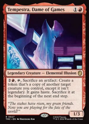 Tempestra, Dame of Games Surge - Foil<br /><span class="collector-number">Collector No. 27</span>