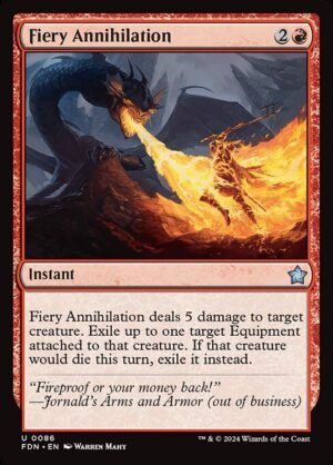 Fiery Annihilation - Foil<br /><span class="collector-number">Collector No. 86</span>