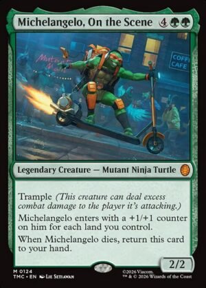 Michelangelo, On the Scene<br /><span class="collector-number">Collector No. 124</span>