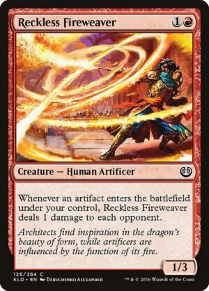 Reckless Fireweaver<br /><span class="collector-number">Collector No. 126</span>