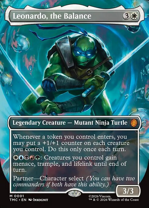 Leonardo, the Balance<br /><span class="collector-number">Collector No. 1</span>