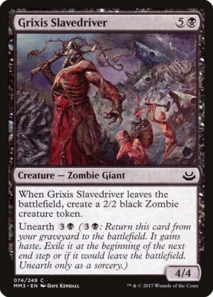 Grixis Slavedriver<br /><span class="collector-number">Collector No. 74</span>