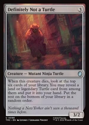 Definitely Not a Turtle<br /><span class="collector-number">Collector No. 98</span>