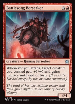 Battlesong Berserker - Foil<br /><span class="collector-number">Collector No. 78</span>