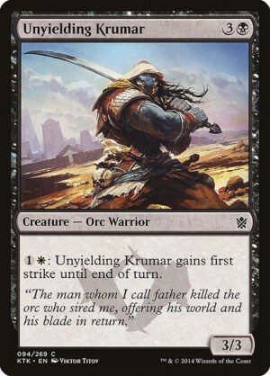 Unyielding Krumar<br /><span class="collector-number">Collector No. 94</span>