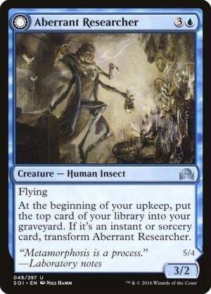 Aberrant Researcher // Perfected Form<br /><span class="collector-number">Collector No. 49</span>