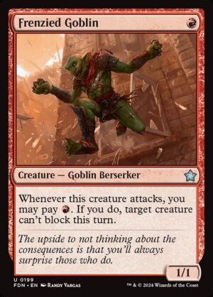Frenzied Goblin - Foil<br /><span class="collector-number">Collector No. 199</span>