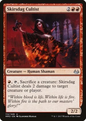 Skirsdag Cultist<br /><span class="collector-number">Collector No. 112</span>