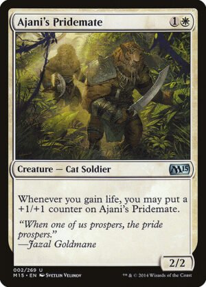 Ajani's Pridemate<br /><span class="collector-number">Collector No. 2</span>