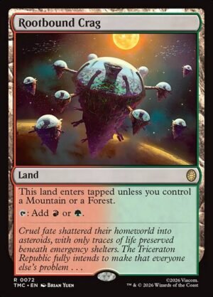 Rootbound Crag Surge - Foil<br /><span class="collector-number">Collector No. 72</span>