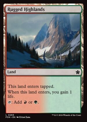 Rugged Highlands - Foil<br /><span class="collector-number">Collector No. 265</span>