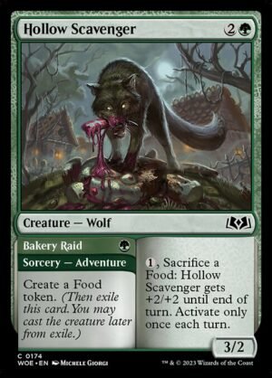 Hollow Scavenger // Bakery Raid - Foil<br /><span class="collector-number">Collector No. 174</span>