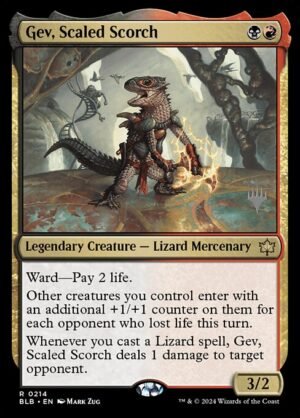 Gev, Scaled Scorch - Foil<br /><span class="collector-number">Collector No. 214p</span>