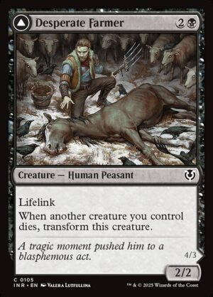 Desperate Farmer // Depraved Harvester<br /><span class="collector-number">Collector No. 105</span>
