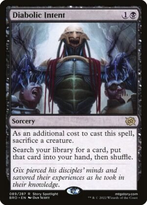 Diabolic Intent<br /><span class="collector-number">Collector No. 89p</span>