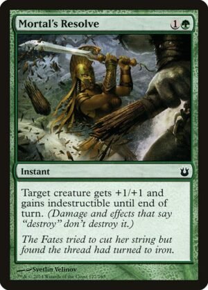 Mortal's Resolve<br /><span class="collector-number">Collector No. 127</span>
