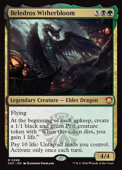 Beledros Witherbloom<br /><span class="collector-number">Collector No. 296</span>