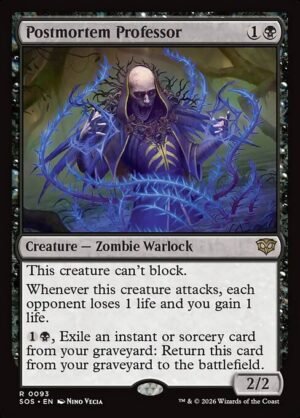 Postmortem Professor<br /><span class="collector-number">Collector No. 93</span>