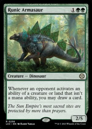 Runic Armasaur<br /><span class="collector-number">Collector No. 256</span>