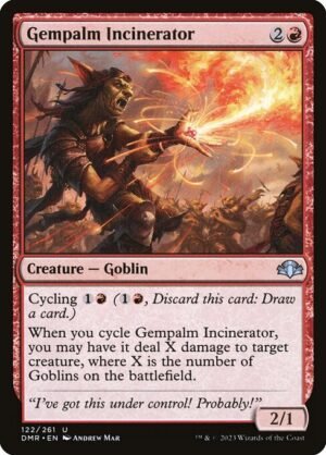 Gempalm Incinerator - Foil<br /><span class="collector-number">Collector No. 122</span>